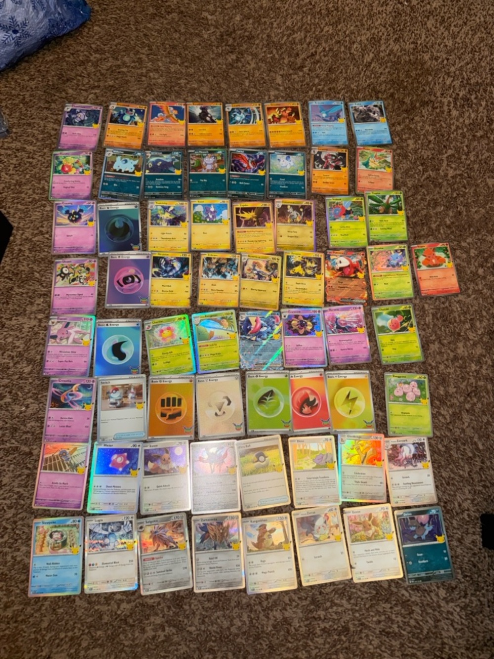 Pokemon 30th Celebration Bulk Card Lot of 65